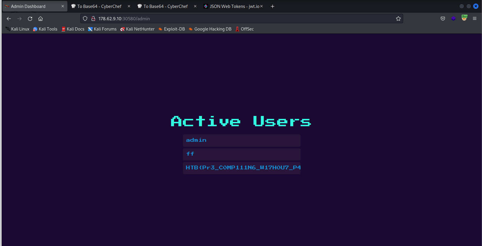 Admin panel demo