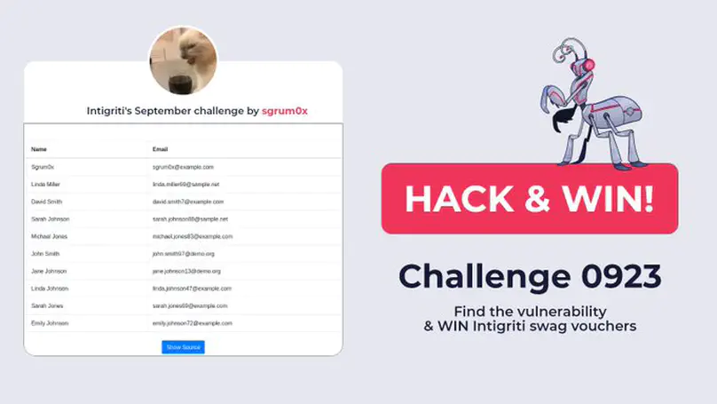 Writeup for Intigriti September Challenge 2023